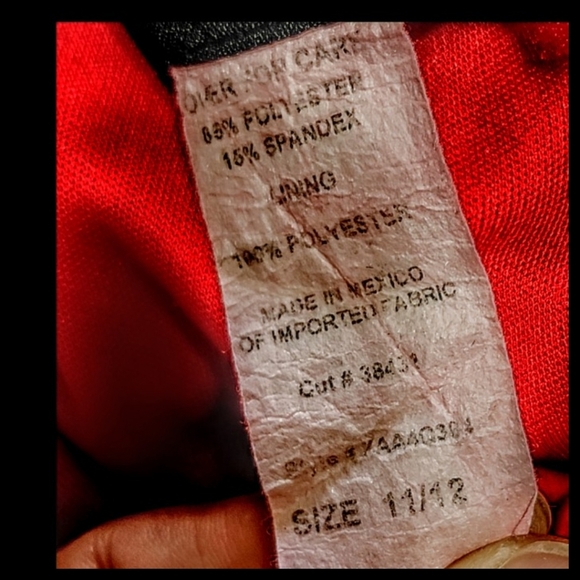 B. Darling Red V-neck Mini Side Ruched Cocktail Dress Size 11/12• - Picture 7 of 7